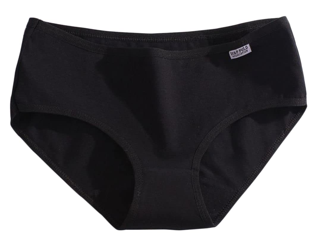 

Plus Nao Standard Solid Daily Color Black Shorts, Women s Underwear, Innerwear, Panties, Color, Simple, Basic, Wear, XL,