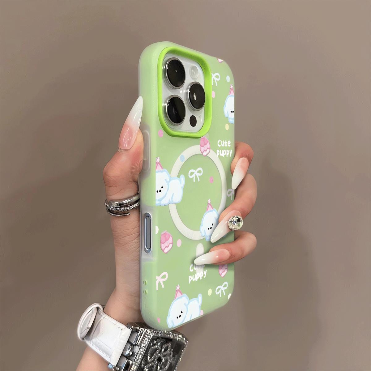 

Магнитный Желейный Чехол 2-в-1 для Мобильного Телефона Прозрачный Матовый Защитный Чехол для Мобильного Телефона для Apple 16pm Простой Чехол для Мобильного Телефона Мягкий Клей For iphone 17PROMAX