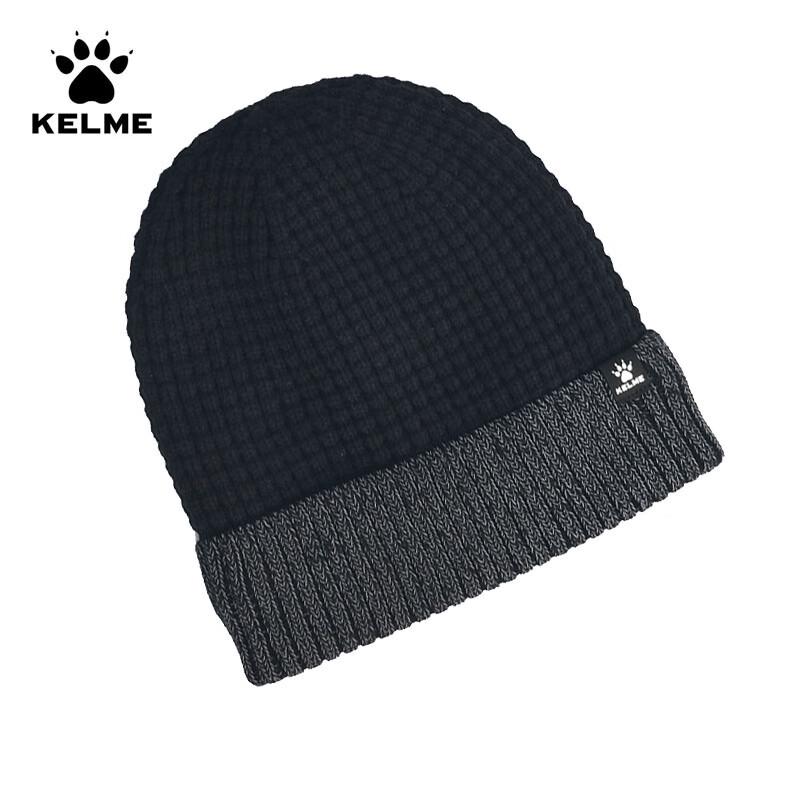 Термовязаная спортивная шапка KELME One Size чёрный