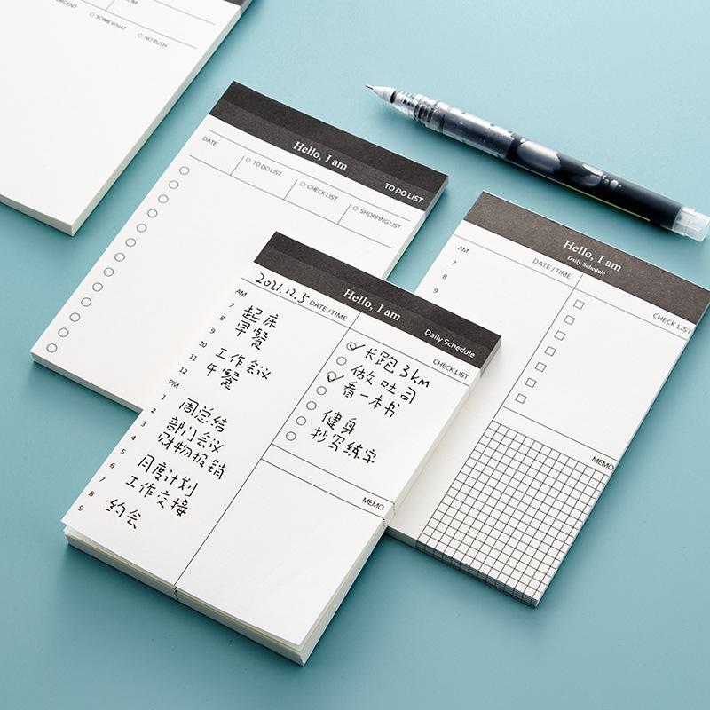 50 Sheets Weekly Planner Notepad, Tear-Off Time Block Planner, To Do List Planner Pad Simple Schedule Planner Planning