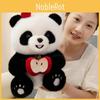 Umbrella Handheld Cute Panda Plush Backpack Doll Pp Filling Cotton