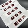New Style Two Tone Letters Numbers Emblem E43 E53 E63 S65 C E S CLASS for 2024 Car Trunk Rear W212 W213 W214 Car Accessories