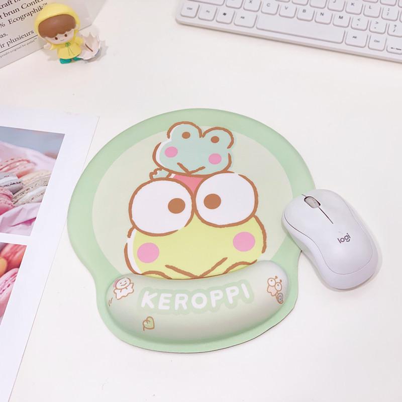 Pacha Dog Rubber Wrist Support Mouse Pad & Cute Keyboard Hand Rest Desk Pad - Ins Style