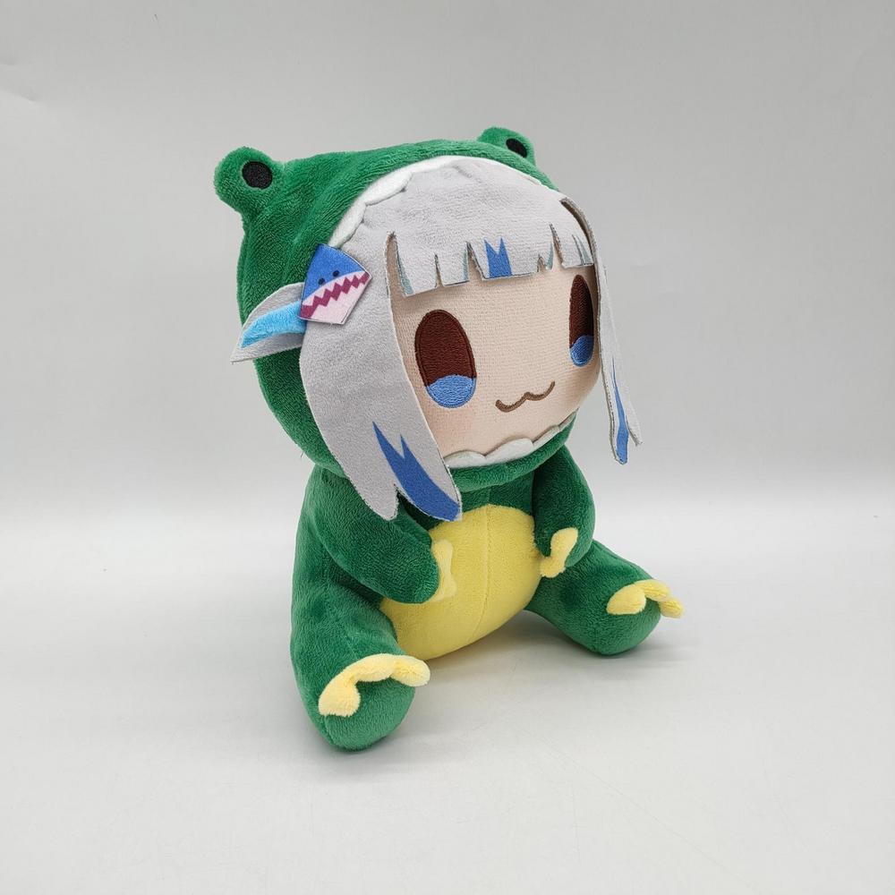 Hololive Dino Gura Plush Toy Gawr Shark Stuffed Dolls Baby Animals Virtual YouTuber Plushies Figure Pillow Kid Christmas Gifts