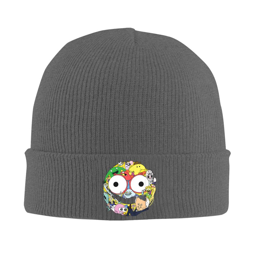 Smiling Friends Beanie Hats Bonnet Hats Men Women Street Outdoor Sport Knit Hat Autumn Winter Design Warm Caps