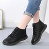 High Top Fashion Sneakers Ladies Non-Slip Lace Up Walking Boots High Quality Genuine Leather Waterproof Casual Shoes Women Soft