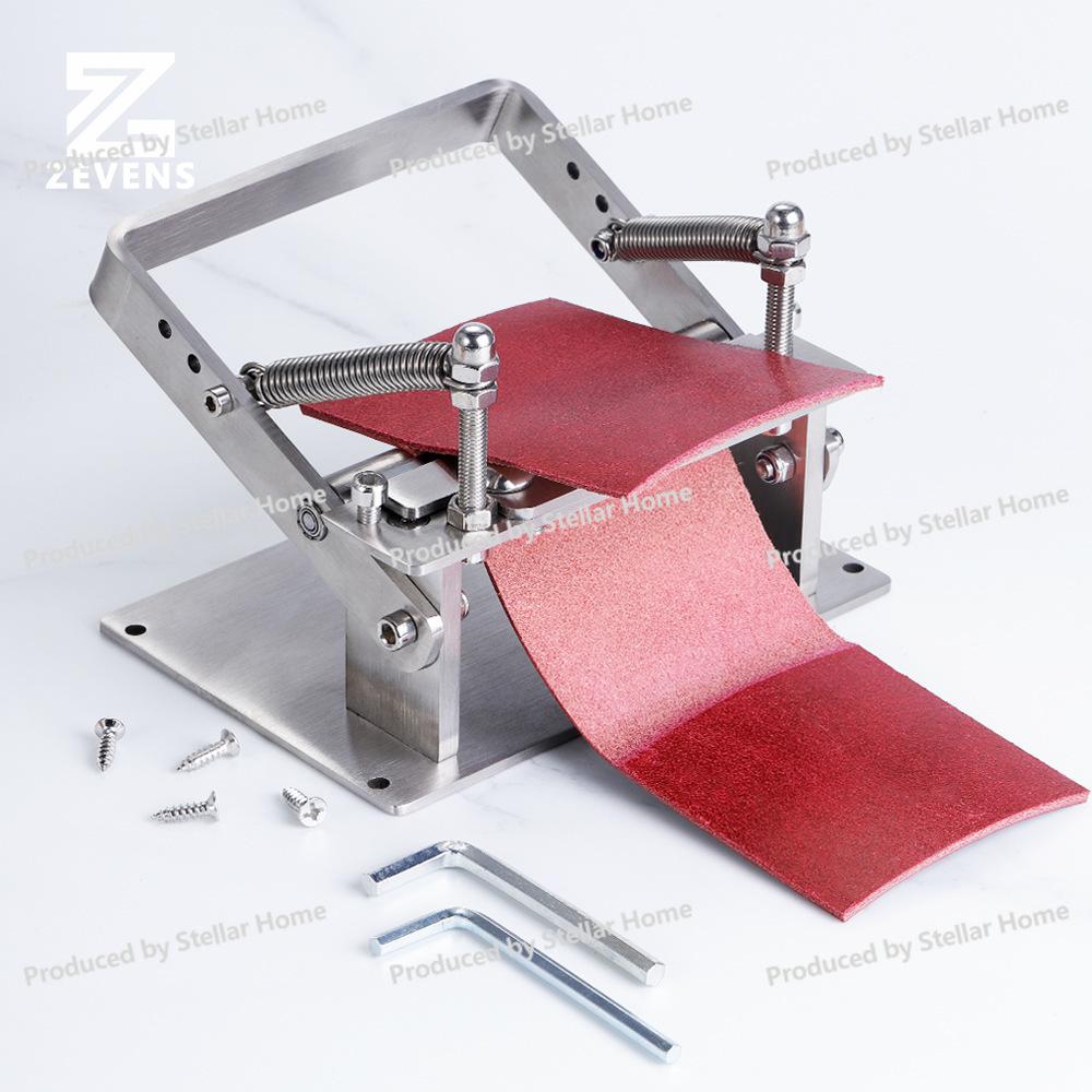 Leather Thinning Machine Cowhide Material Thinning Machine DIY Stainless Steel Belt Vegetable Tanned Leather Shovel Thinning