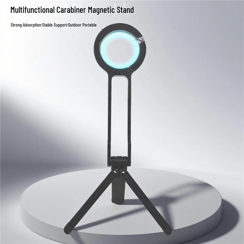 Magnetic Phone Holder & Foldable Tripod for Photography and Live Streaming