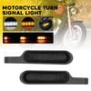 Motorcycle Handlebar Light Sequential LED Turn Signals Flowing Smoked For Harley