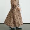 Damen Vintage Print Blumenröcke Elastischer Bund Locker Hochwertige Kleidung Sommer Locker A-Linien-Röcke