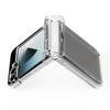 Luxury Wallet Card Holder Folding Phone Case For Samsung Galaxy Z Flip 4 5 6 7 Solid Color Hard Shockproof Full Protection Cover