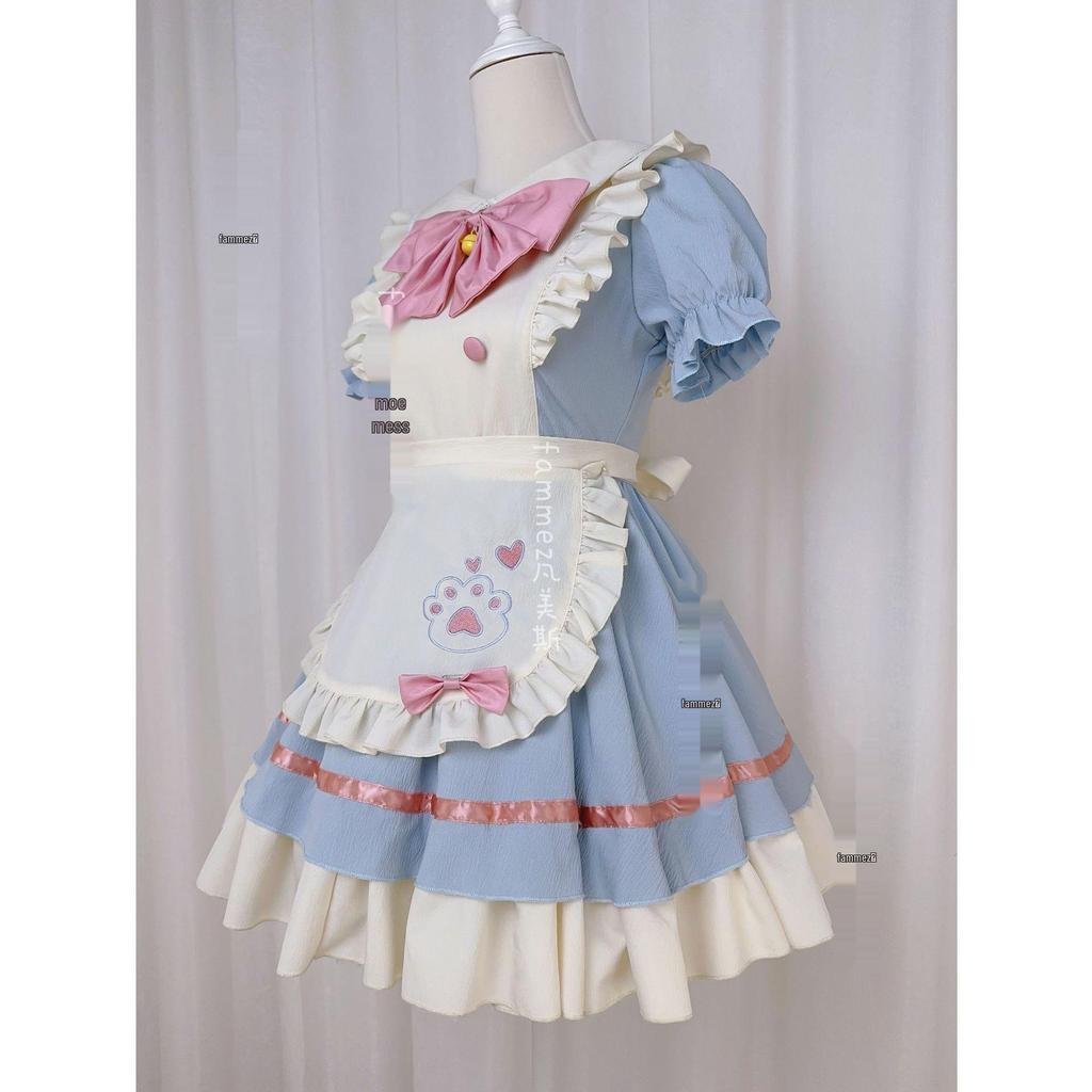 New Japanese Lolita Dog Short Maid Cosplay Costume - Cute Soft Girl Cafe Style