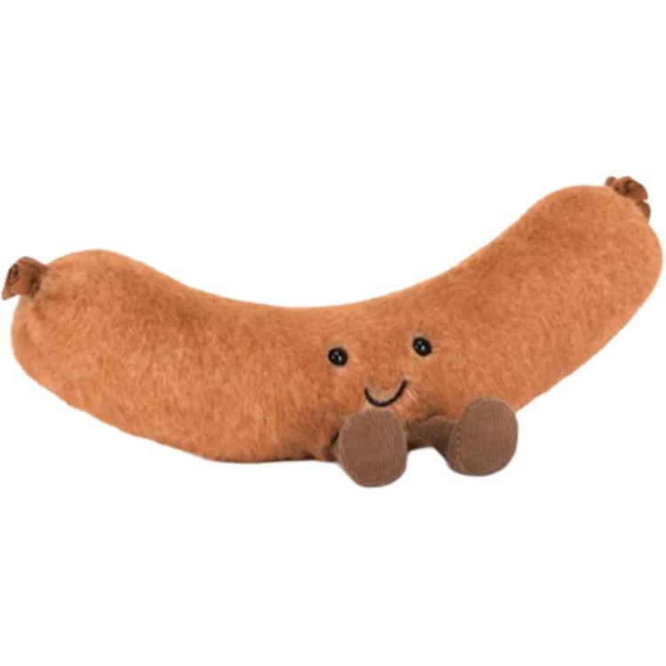 

JELLYCAT Fun Food London Fish & Chip Shop Amuseables Sausage Cute Doll Plush Small Tall
