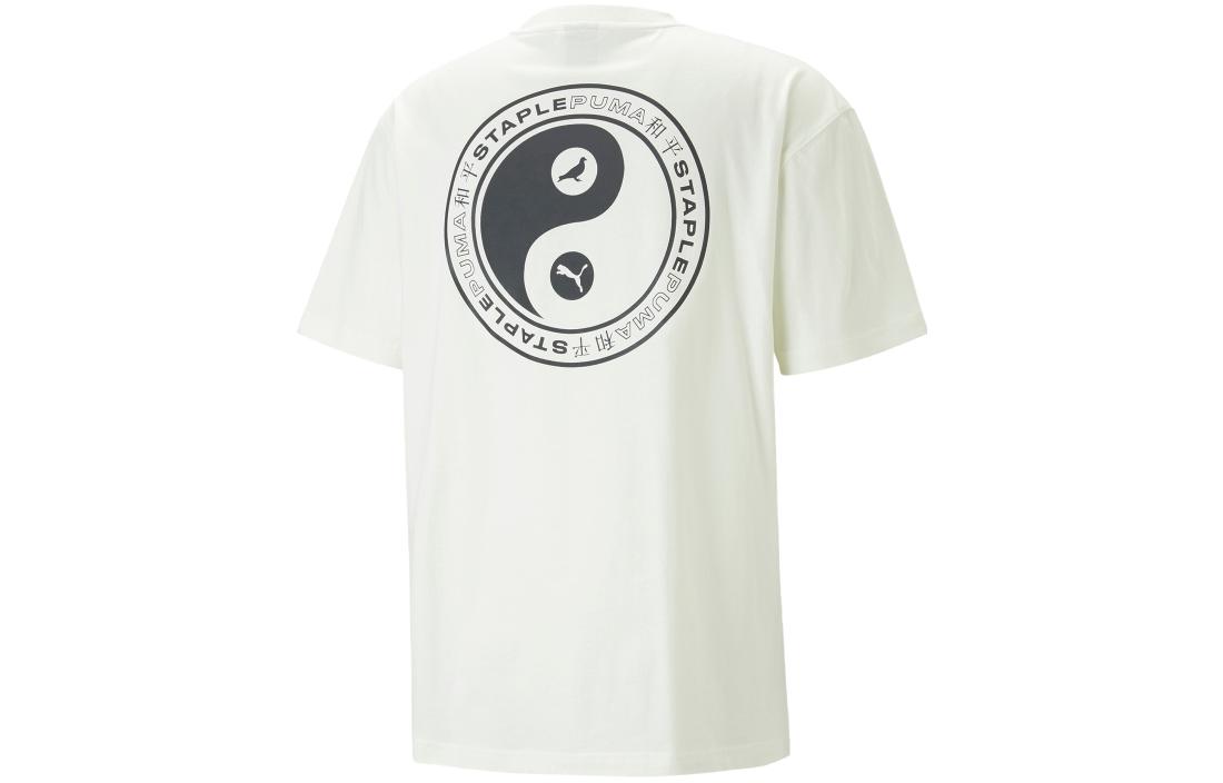 PUMA x STAPLE Set in Sleeve T Shirt Unisex White 620702-65 S