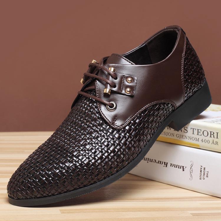 Pánské ležérní mokasíny kožené boty společenské boty nazouvací boty business líné boty jednoduché boty Řidičské boty pohodlné měkké boty