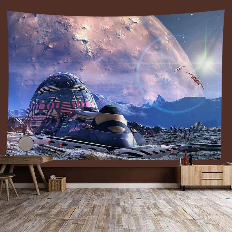 

Вселенная звездное небо туманность планета фон гобелен фон ткань для комнаты гостиная украшения дома висит ткань 100x75cm