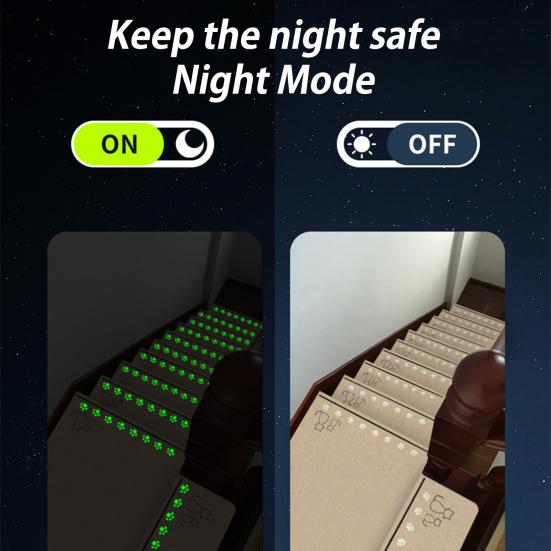 Step Mat Cartoon Pattern No Residue Easy Installation Anti-Slip Surfaces Floor Mat Wooden