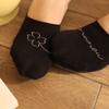 NMOO.OU F04_LUCKY CLOVER FAKE SOCKS_black
