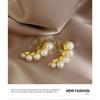Pearl earrings - influencer-approved, unique & chic studs - minimalist, trendy & edgy jewelry