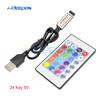 DC5V 12V USB LED Strip RGB Controller 3Keys Dimmer 24Key IR Remoter 17Keys RF Wireless Remoter Control 2835 5050 RGB Strip Light