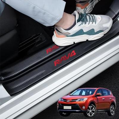 GOODGOODCAR RAV4 Side Step Guard, Scuff Plate, Suitable for All RAV4 Systems, RAV4 Interior