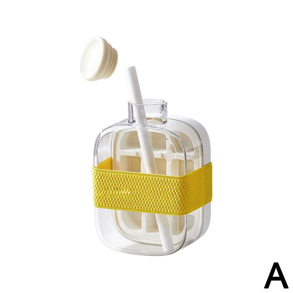 

Ice Machine Bottle With Ice Shape Lid No Spill Ice Tray For Freezer Ice Cream Buckets Kitchen Reusable Water Cup Gadgets