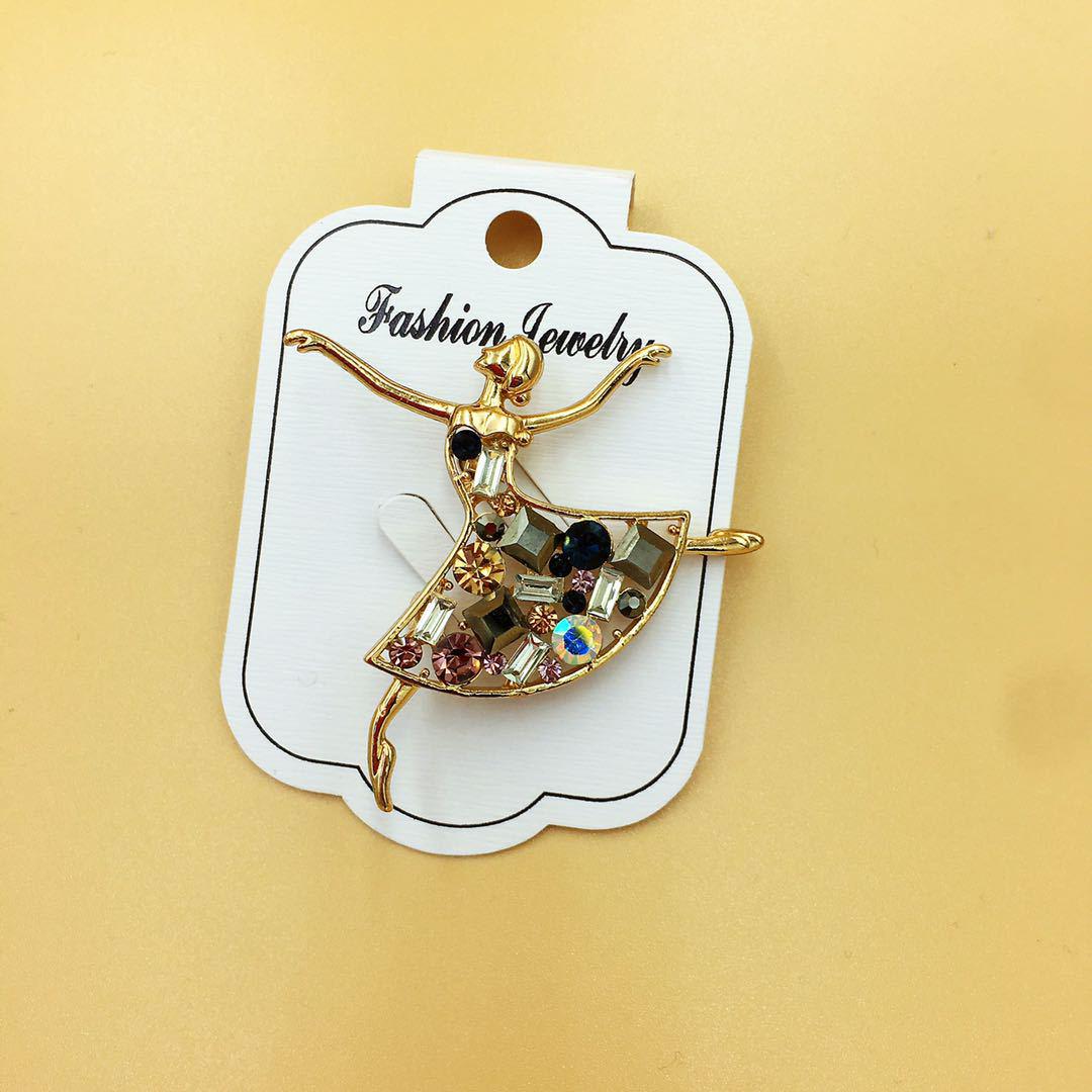 

Брошь с изображением балерины - Милая булавка для сумок и шарфов