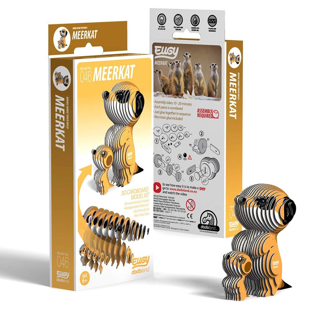 EUGY Meerkat Paper Puzzle - A Fun Educational Toy for Elementary School Boys and Girls, As Well As Adults, Making It a Great Gift.
