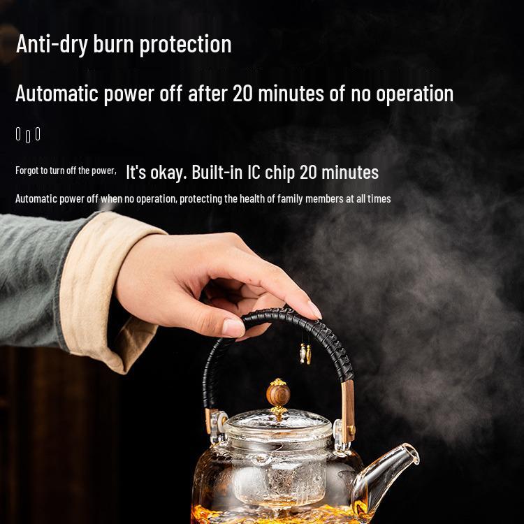 Portable Electric Ceramic Tea Stove: Mini Water Boiler & Warmer for Health-Preserving Tea Brewing