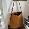 Korean Version of Autumn and Winter Retro Suede Tote Bag for Women's New Slack Commuting Bag One-shoulder Crossbody Bag