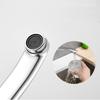Wall Mounted Single Cold Water Faucet Chrome Plated Stainless Steel Swing Spout Sink Space Saving Tap