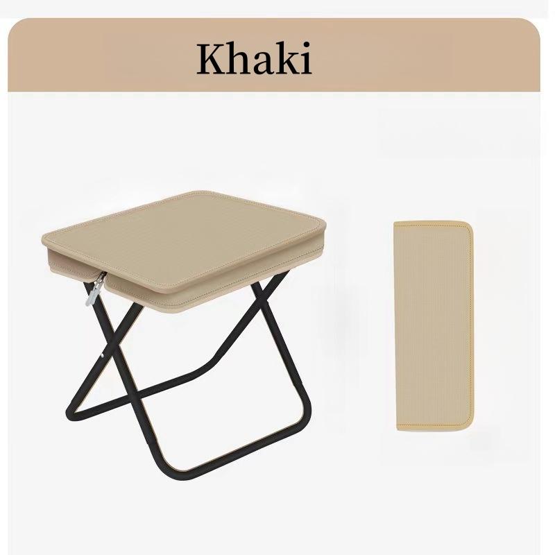 

Складной стул для отдыха на природе, пикник на природе, небольшой табурет для верховой езды, переносной складной табурет, многофункциональный табурет для домашнего использования хаки