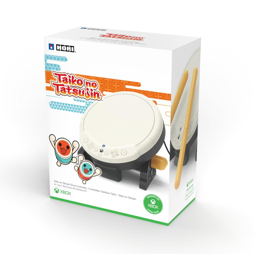 Licensed Taiko No Tatsujin Dedicated Controller Taiko and Drumsticks for Xbox Series Windows PC [Microsoft Product] XS, [Windows 11/10 Compatible]