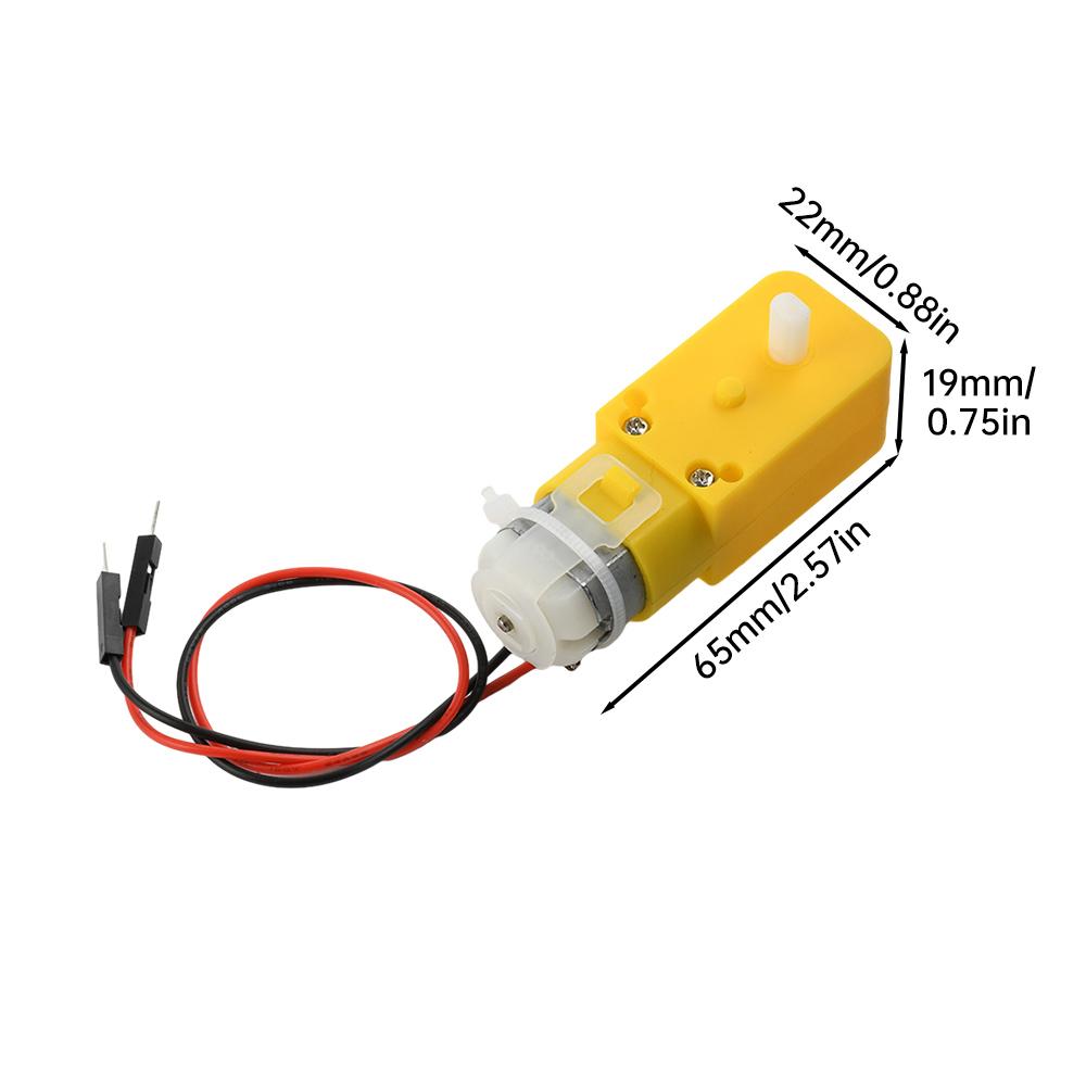TT Motor DC 3V-6V Dual Shaft Gear Motor Gearbox Engine Motor for Arduino DIY Smart Cars Chassis Models Robot Toys Reduce Motor