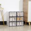Transparent Plastic Shoe Storage Box With Lid Large Size PP Material Dustproof Organizer Sneakers Basketball Shoes