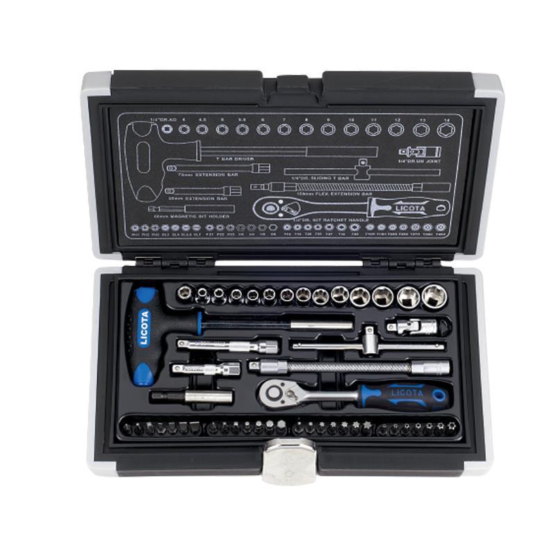 LICOTA 6.3mm 1/4 Ratchet Wrench Socket Set