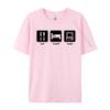 Eat Sleep Code TShirt Design Custom Tops Code Software TShirt Cotton Mens T Shirt Funky Drop Shipping