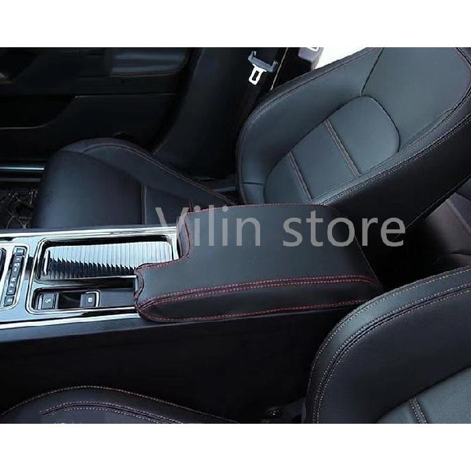 Capac cotieră centrală Cutie de depozitare din piele Pad de protecție Modificare interioară pentru Jaguar XE XF F-PACE E-PACE