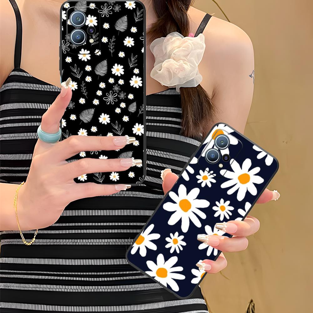 Classic Daisy Mobile Cell Phone Case for Huawei P60 P50 P40 P30 P20 P10 P9 P8 Pro Lite Plus Colorful Printing Cover Luxury Cover