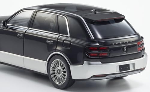 Kyosho Original 1/43 Scale Toyota Century (Rinpo) (Black/Silver) with Fromage Interior, Finished Model, KS03926BS