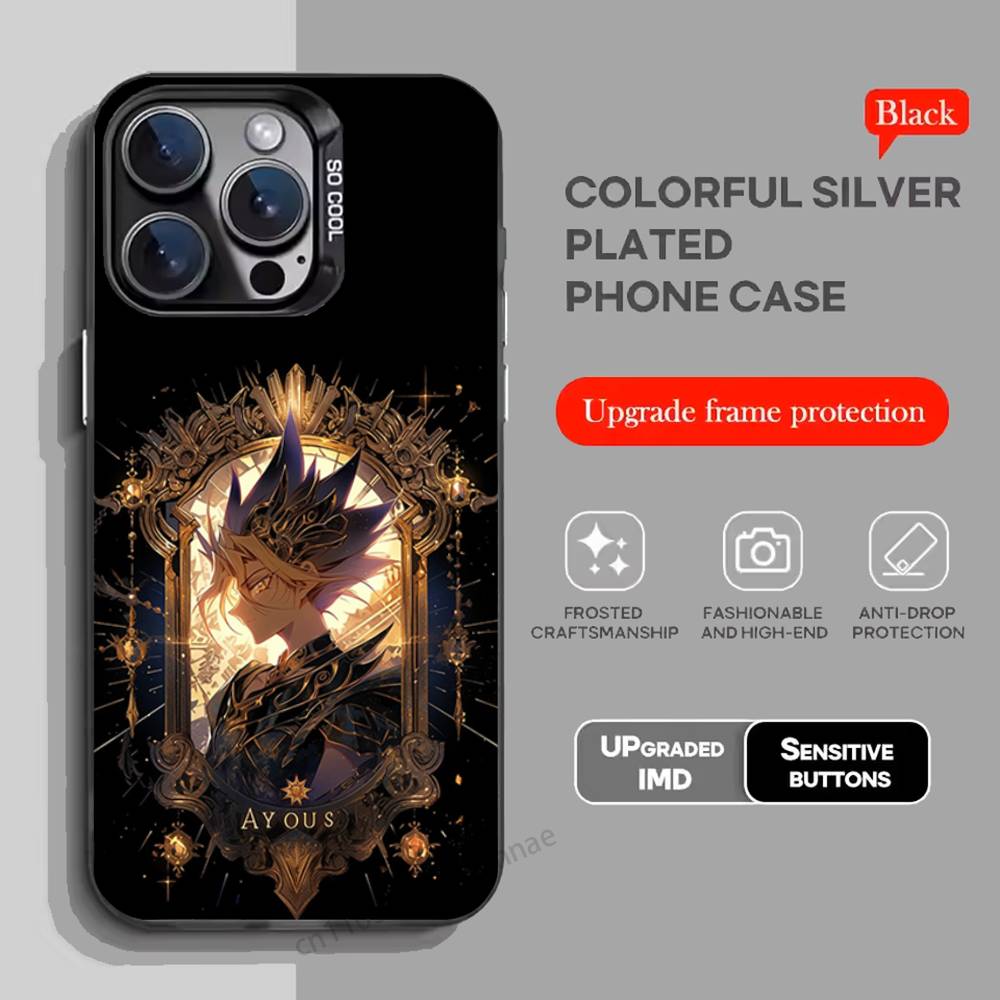 Cartoon Y-Yu Gi Oh Yugioh Phone Case for iPhone 15 16 Pro Max Air SE 11 13 Pro 14 Plus 12 11Pro 15Pro Max 16e Cover