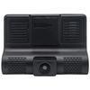Car Video Recorder Car DVR Video Recorder 4 Inch Front and Rear View Video 3 Ways 1080P Dash Cam