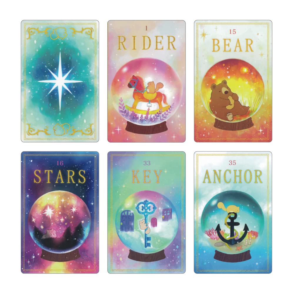 Chubby Squirrel Lenormand Cards NORI STARCREAM 38 Cards with Keyword List [Authentic]