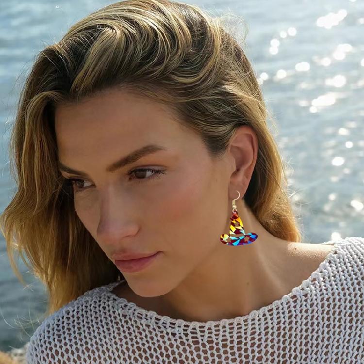 Halloween Skull Resin Molds Handmade Holographic Decorations for Earrings Keychain Hanging Pendant Jewelry Making Tools