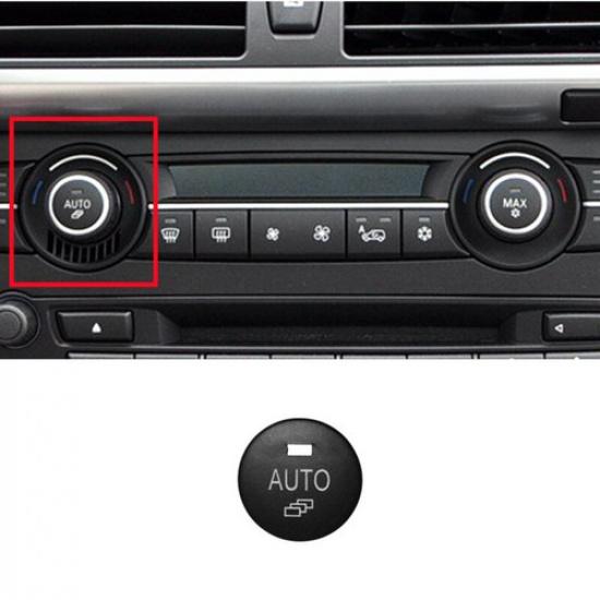 Car Central Dashboard AC AUTO Switch Button Trim For BMW X5 X6 X5M X6M E70 E71