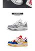 Men's Summer Sports Casual White Low-top Sneakers with Thick Sole