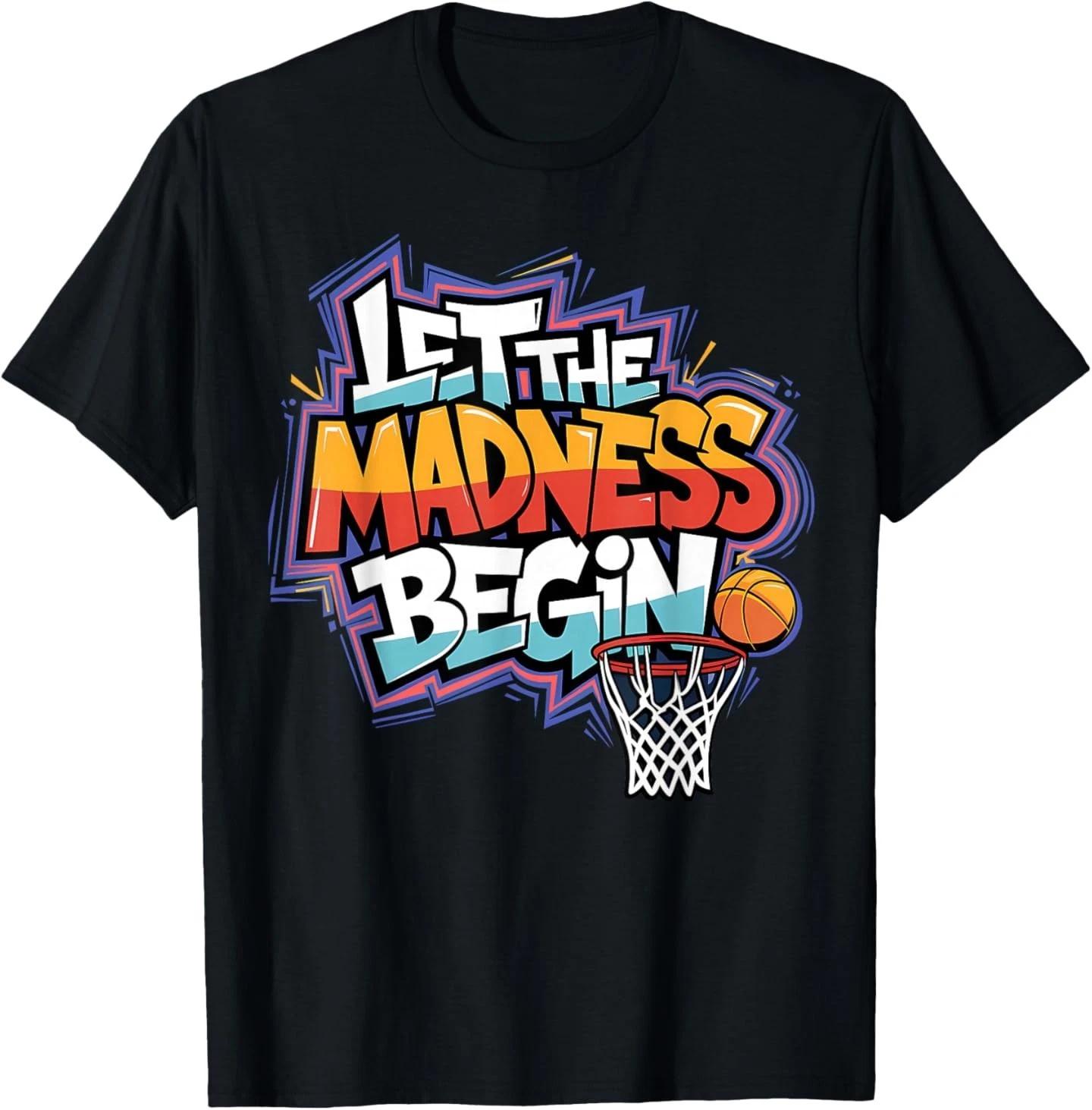 Mad March Начало Баскетбольная Граффити Команда Турнир Футболка M