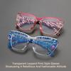 Lunettes de lecture œil de chat populaires à la mode pour femmes Nouveau cadre élégant surdimensionné HD Anti lumière bleue Lunettes pour presbytie Dioptrie Jusqu'à 4.0