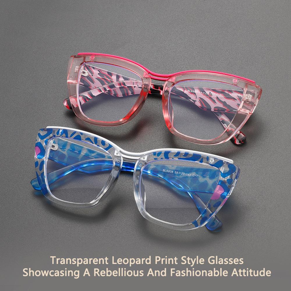 Lunettes de lecture œil de chat populaires à la mode pour femmes Nouveau cadre élégant surdimensionné HD Anti lumière bleue Lunettes pour presbytie Dioptrie Jusqu'à 4.0