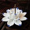 Handmade Lotus Incense Stick Holder Ceramic Sandalwood Incense Holder Home Teahouse Office Decor Aromatherapy Censer